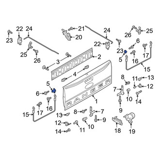 Ford OE - Rear Right Tailgate Stop Bumper