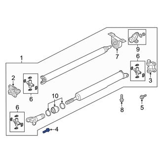 Ford OE - Front Drive Shaft Bolt