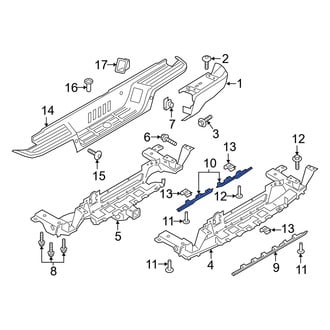 Ford OE - Rear Left Bumper Cover Spacer Panel