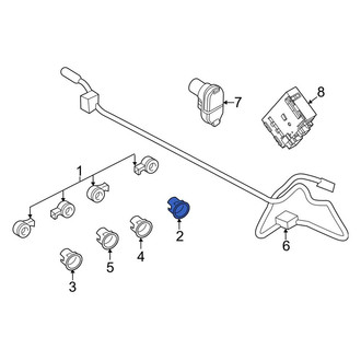 Ford OE - Rear Right Outer Parking Aid Sensor Housing