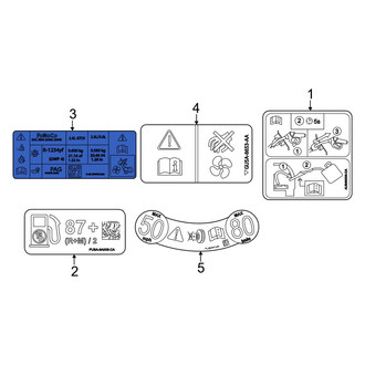 Ford OE - A/C System Information Label