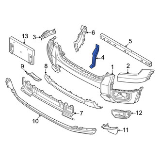 Ford OE - Front Left Bumper Face Bar Bracket