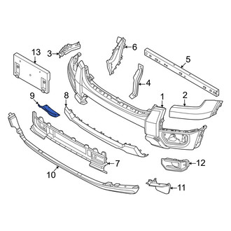 Ford OE - Front Right Tow Hook Cover