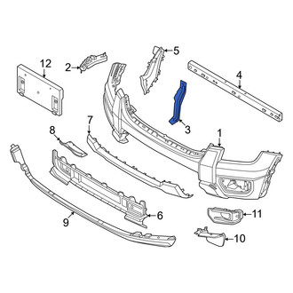 Ford OE - Front Right Bumper Face Bar Bracket