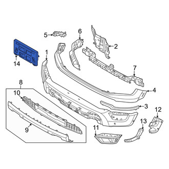Ford OE - Front License Plate Bracket