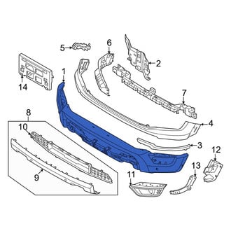 Ford OE - Front Bumper Face Bar