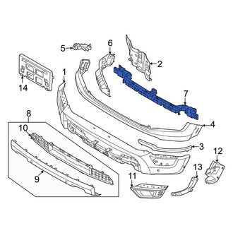 Ford OE - Front Bumper Cover Reinforcement