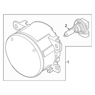 Ford OE - Front Lamps - Fog Lamps (Halogen), (XL)