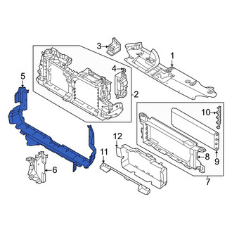 Ford OE - Front Radiator Support Baffle