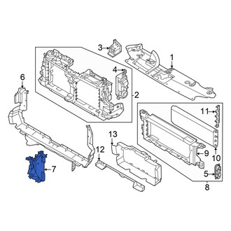 Ford OE - Front Left Radiator Support Air Deflector