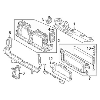 Ford OE - Radiator Support - Air Deflector