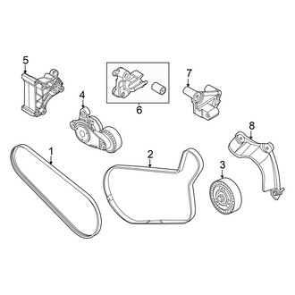 Ford OE - Cooling - Belts & Pulleys (Lariat / XL / XLT 2.3L)