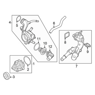 Ford OE - Cooling - Water Pump (2.3L)
