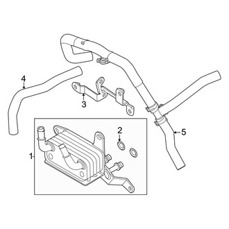 Ford OE - Cooling - Trans Oil Cooler (2.3L)