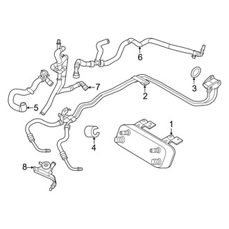 Ford OE - Cooling - Trans Oil Cooler (2.7L)
