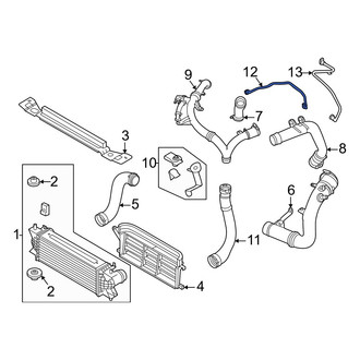 Ford OE - Right Evaporative Emissions System Lines
