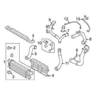 Ford OE - Cooling - Intercooler (2.7L)