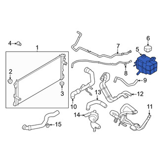 Ford OE - Engine Coolant Reservoir