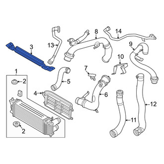 Ford OE - Intercooler Bracket