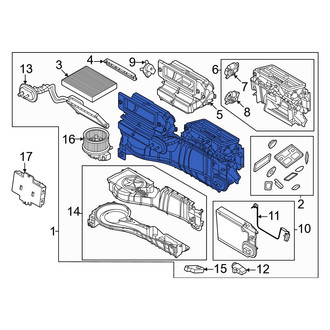 Ford OE - HVAC Unit Case Assembly