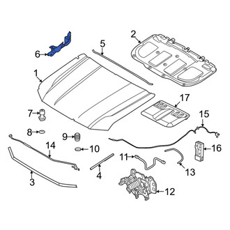 Ford OE - Front Right Hood Hinge