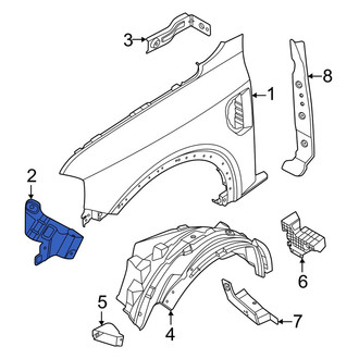 Ford OE - Front Right Fender Bracket