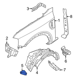 Ford OE - Rear Left Fender Liner Support Bracket
