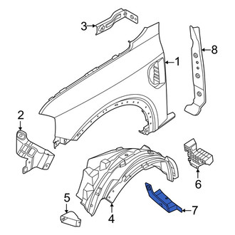 Ford OE - Front Left Mud Flap
