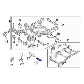 Ford OE - Rear Frame Rail Bracket