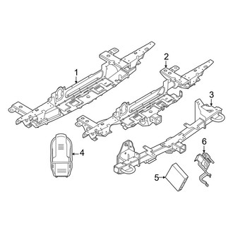 Ford OE - Frame - Trailer Hitch Components