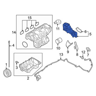 Ford OE - Engine Oil Filter Adapter