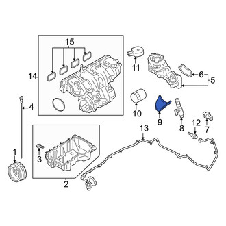 Ford OE - Engine Oil Filter Cover