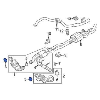 Ford OE - Exhaust Muffler Gasket