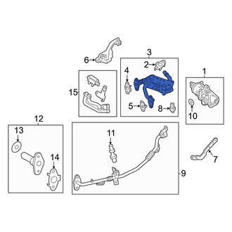 Ford OE - Exhaust Gas Recirculation (EGR) Cooler