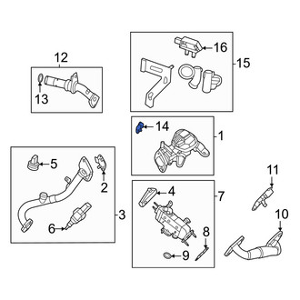 Ford OE - Exhaust Gas Recirculation (EGR) Tube Gasket