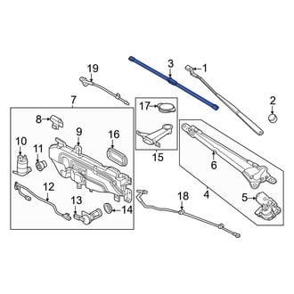Ford OE - Left Wiper Blade