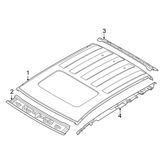 Ford OE - Cab - Roof & Components (With Sunroof), (Lariat / XLT)