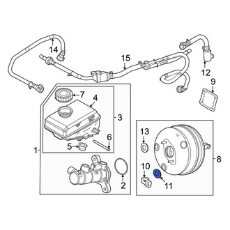 Ford OE - Power Brake Booster Vacuum Sensor Grommet