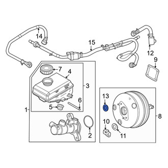 Ford OE - Power Brake Booster Vacuum Switch Grommet