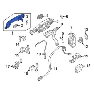 Ford OE - Rear Outer Exterior Door Handle