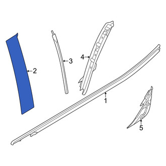 Ford OE - Rear Left Forward Door Applique
