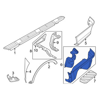 Ford OE - Rear Left Truck Bed Molding