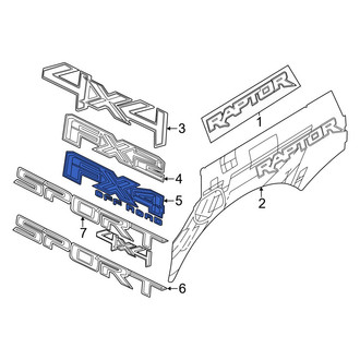 Ford OE - Rear Truck Bed Decal