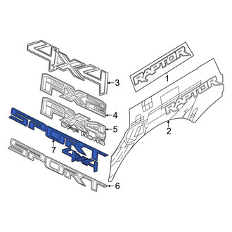 Ford OE - Rear Truck Bed Decal