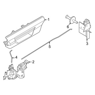 Ford OE - Tail Gate - Lock & Hardware