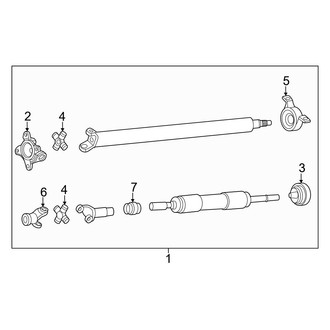 Ford OE - Rear Suspension - Drive Shaft