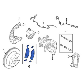 Ford OE - Rear Disc Brake Pad Set