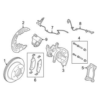 Ford OE - Rear Suspension - Brake Components (Raptor)