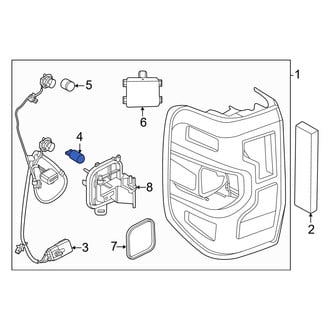 Ford OE - Rear Inner Back Up Light Bulb