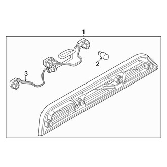 Ford OE - Rear Lamps - High Mount Lamps (XL / XLT)